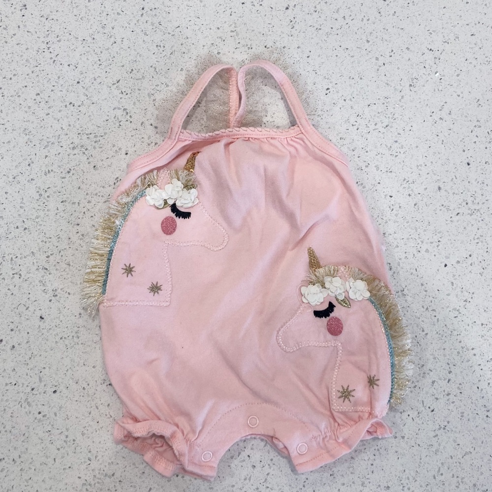 Mud Pie Unicorn One Piece